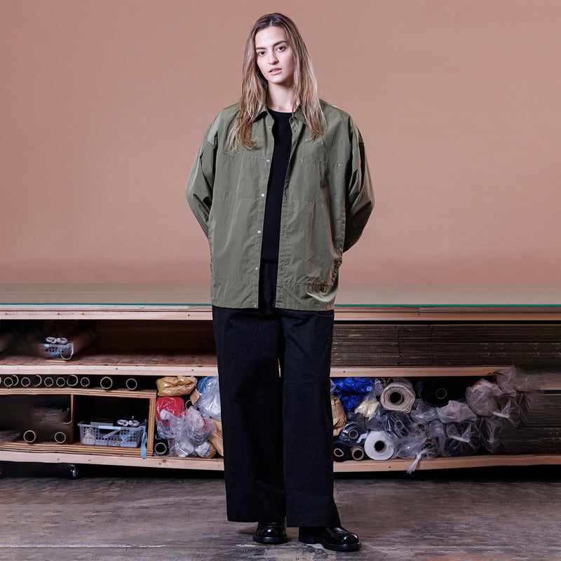 VOSH-M11 RECYCLE NYLON TAFFETA SHIRT BLOUSON