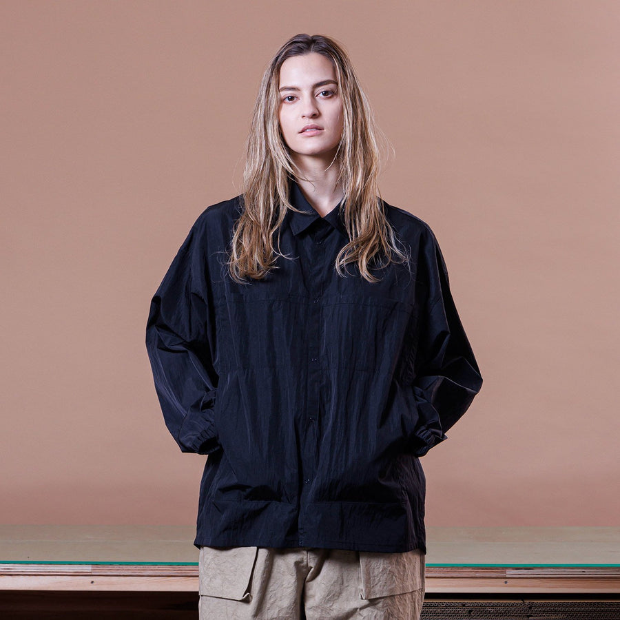 VOSH-M11 RECYCLE NYLON TAFFETA SHIRT BLOUSON