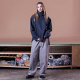 VOWRH COMPRESSED WOOL HI-NECK PULLOVER