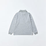 WM24ACU03 WOOL ZIP UP LONG SLEEVE TEE