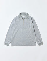 WM24ACU03 WOOL ZIP UP LONG SLEEVE TEE