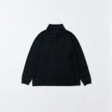 WM24ACU03 WOOL ZIP UP LONG SLEEVE TEE