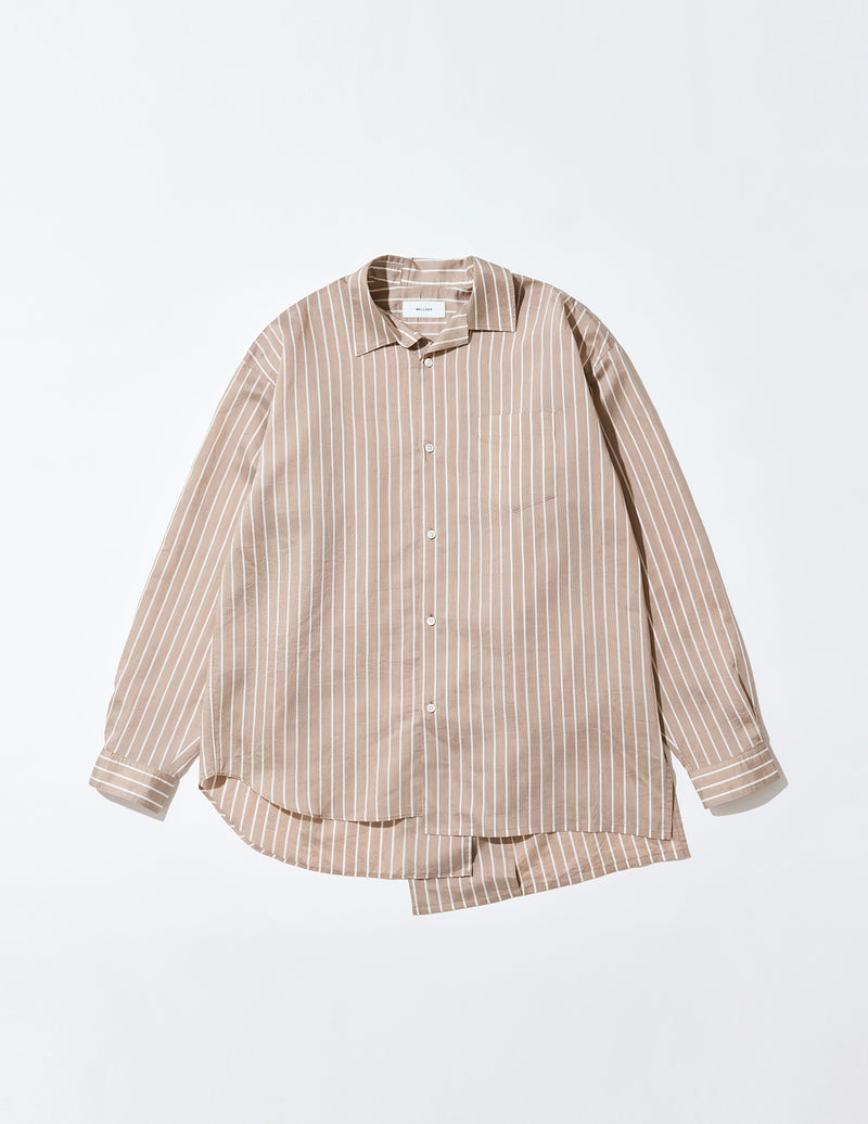 WM24ASH01 ASYMMETRY LONG SLEEVE SHIRT