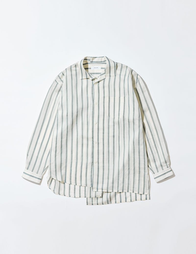 WM24ASH01 ASYMMETRY LONG SLEEVE SHIRT