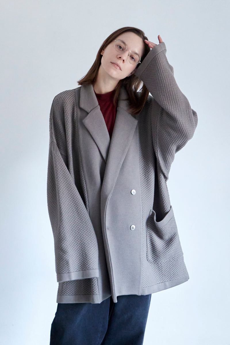 YSK-24AW-KN10 ARARE DOUBLE KNIT COAT